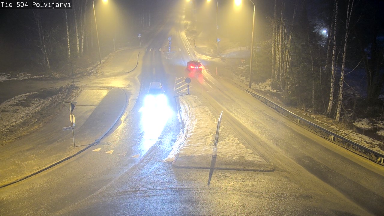 Weather Camera Image Road 504 Polvijärvi, Polvijärvi, Pohjois-Karjala