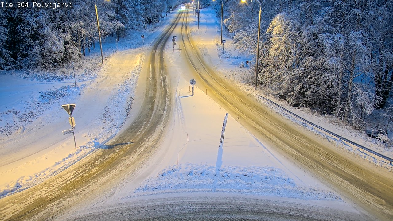 Kelikamerat Kuva Tie 504 Polvijärvi, Polvijärvi, Pohjois-Karjala