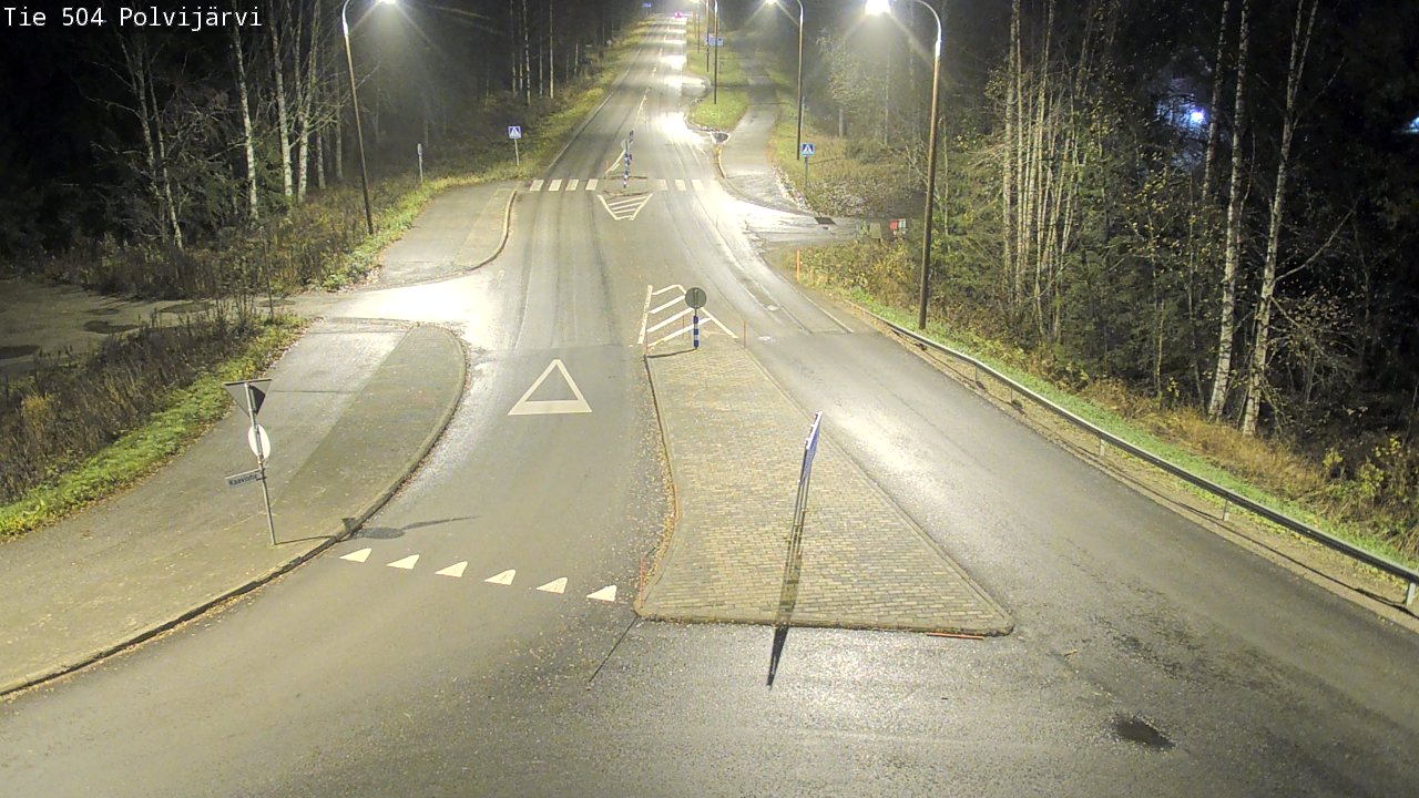 Kelikamerat Kuva Tie 504 Polvijärvi, Polvijärvi, Pohjois-Karjala