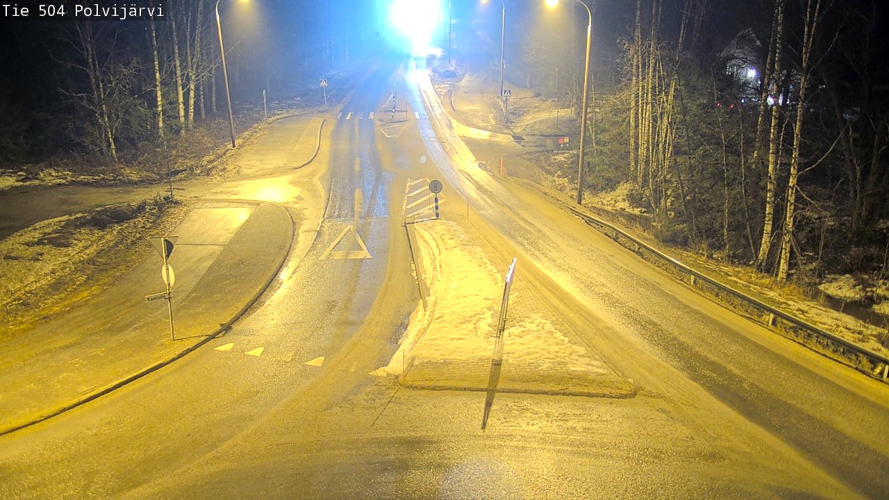 Weather Camera Image Road 504 Polvijärvi, Polvijärvi, Pohjois-Karjala