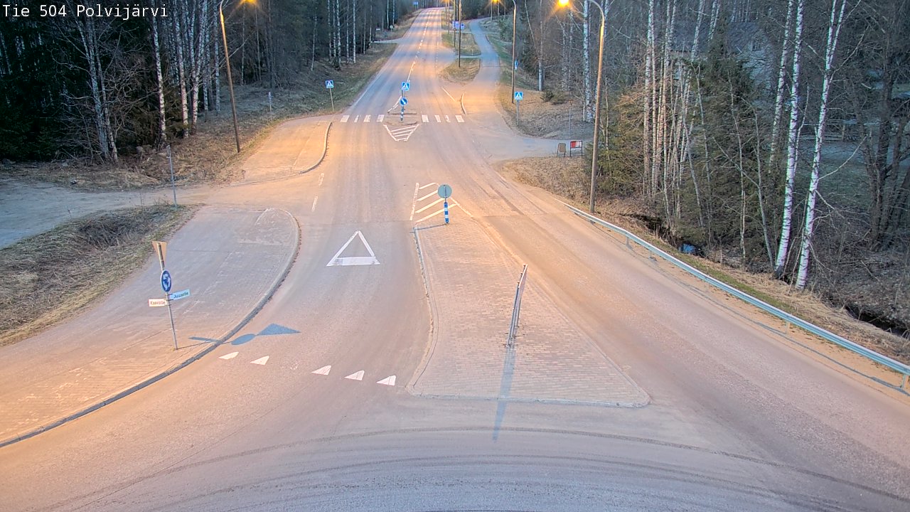 Weather Camera Image Road 504 Polvijärvi, Polvijärvi, Pohjois-Karjala