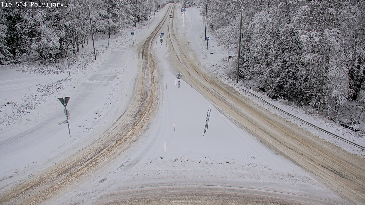 Kelikamerat Kuva Tie 504 Polvijärvi, Polvijärvi, Pohjois-Karjala