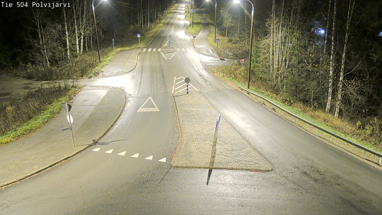 Kelikamerat Kuva Tie 504 Polvijärvi, Polvijärvi, Pohjois-Karjala