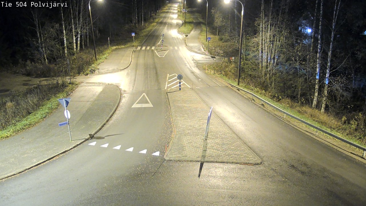 Kelikamerat Kuva Tie 504 Polvijärvi, Polvijärvi, Pohjois-Karjala
