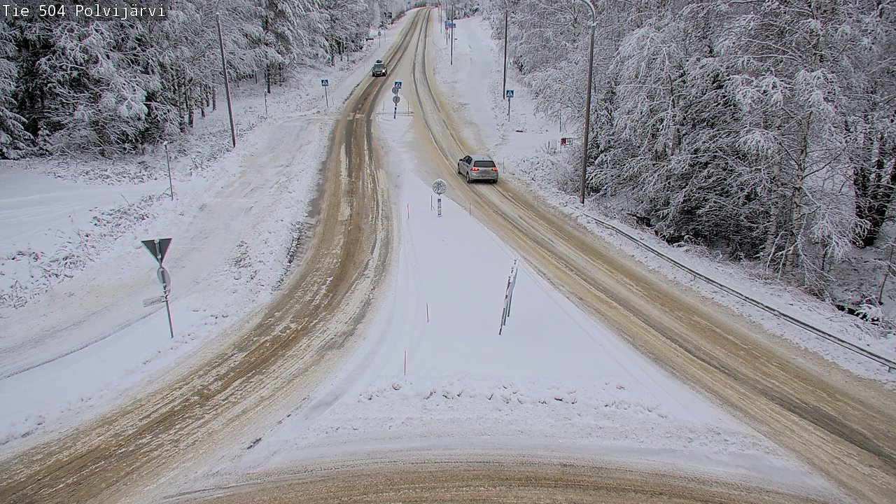 Kelikamerat Kuva Tie 504 Polvijärvi, Polvijärvi, Pohjois-Karjala