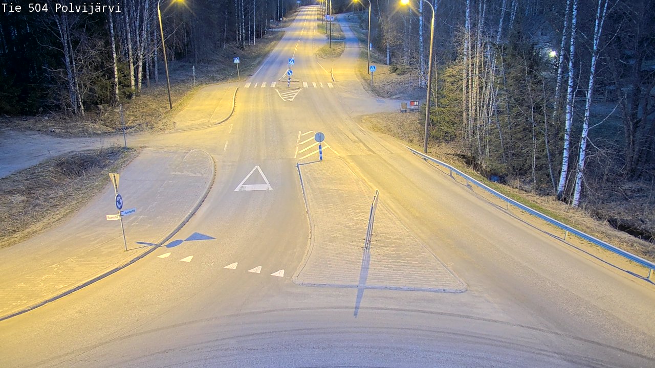 Weather Camera Image Road 504 Polvijärvi, Polvijärvi, Pohjois-Karjala