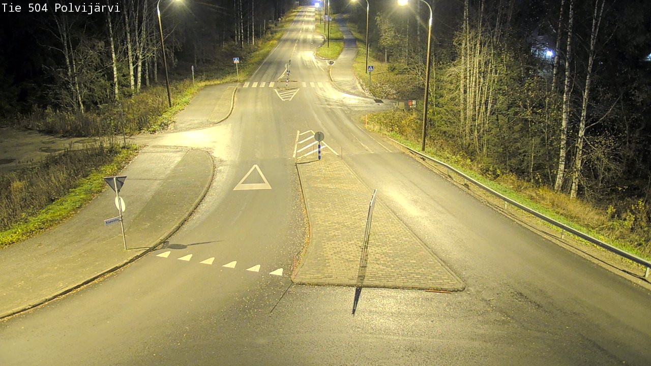 Kelikamerat Kuva Tie 504 Polvijärvi, Polvijärvi, Pohjois-Karjala