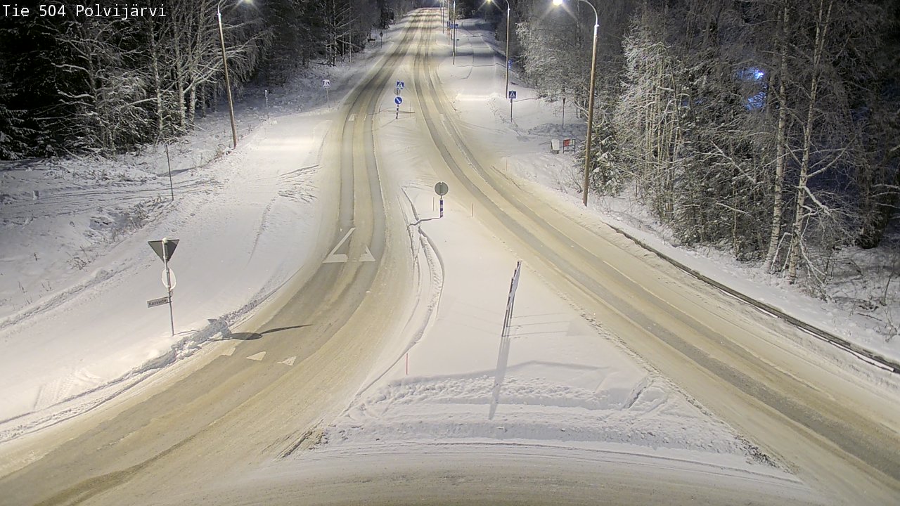 Kelikamerat Kuva Tie 504 Polvijärvi, Polvijärvi, Pohjois-Karjala