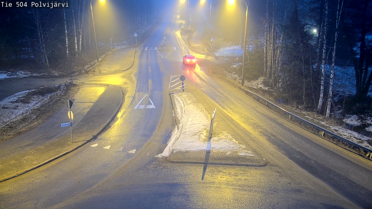 Weather Camera Image Road 504 Polvijärvi, Polvijärvi, Pohjois-Karjala