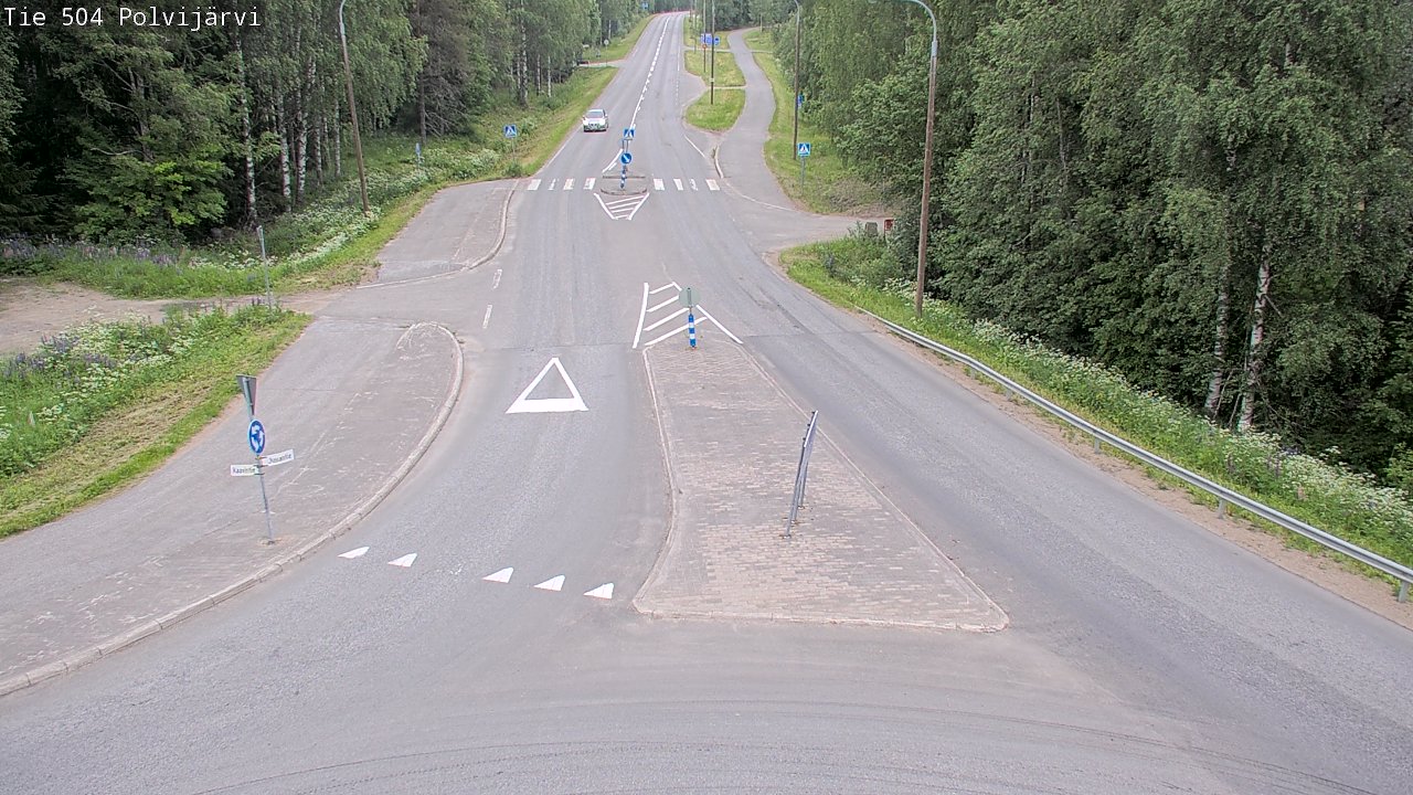 Kelikamerat Kuva Tie 504 Polvijärvi, Polvijärvi, Pohjois-Karjala
