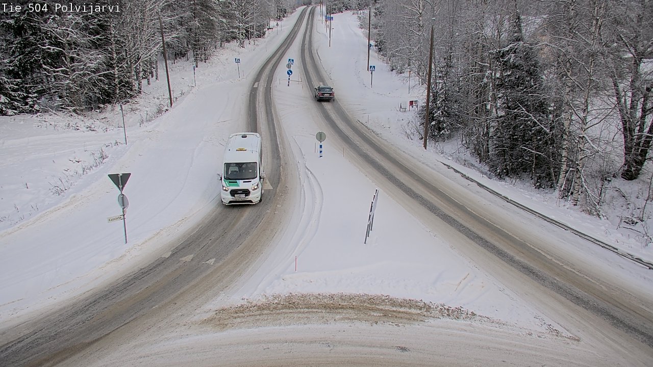 Weather Camera Image Road 504 Polvijärvi, Polvijärvi, Pohjois-Karjala