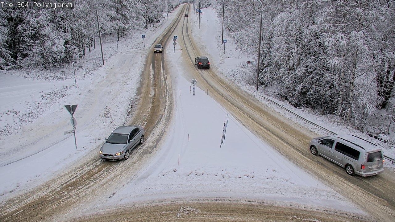 Kelikamerat Kuva Tie 504 Polvijärvi, Polvijärvi, Pohjois-Karjala