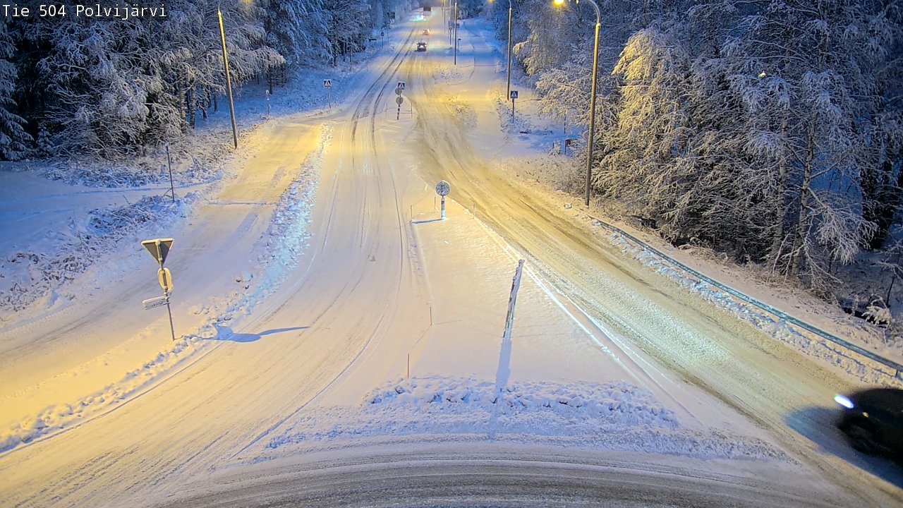 Kelikamerat Kuva Tie 504 Polvijärvi, Polvijärvi, Pohjois-Karjala