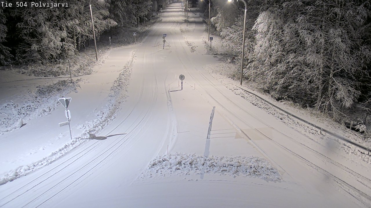 Kelikamerat Kuva Tie 504 Polvijärvi, Polvijärvi, Pohjois-Karjala