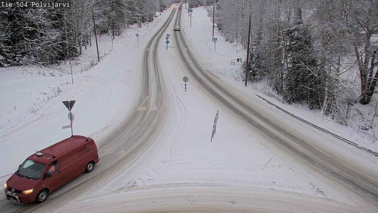 Kelikamerat Kuva Tie 504 Polvijärvi, Polvijärvi, Pohjois-Karjala