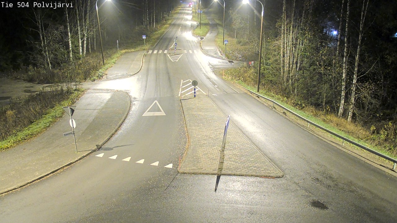 Kelikamerat Kuva Tie 504 Polvijärvi, Polvijärvi, Pohjois-Karjala