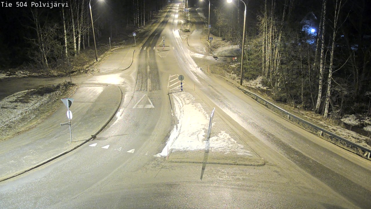 Weather Camera Image Road 504 Polvijärvi, Polvijärvi, Pohjois-Karjala