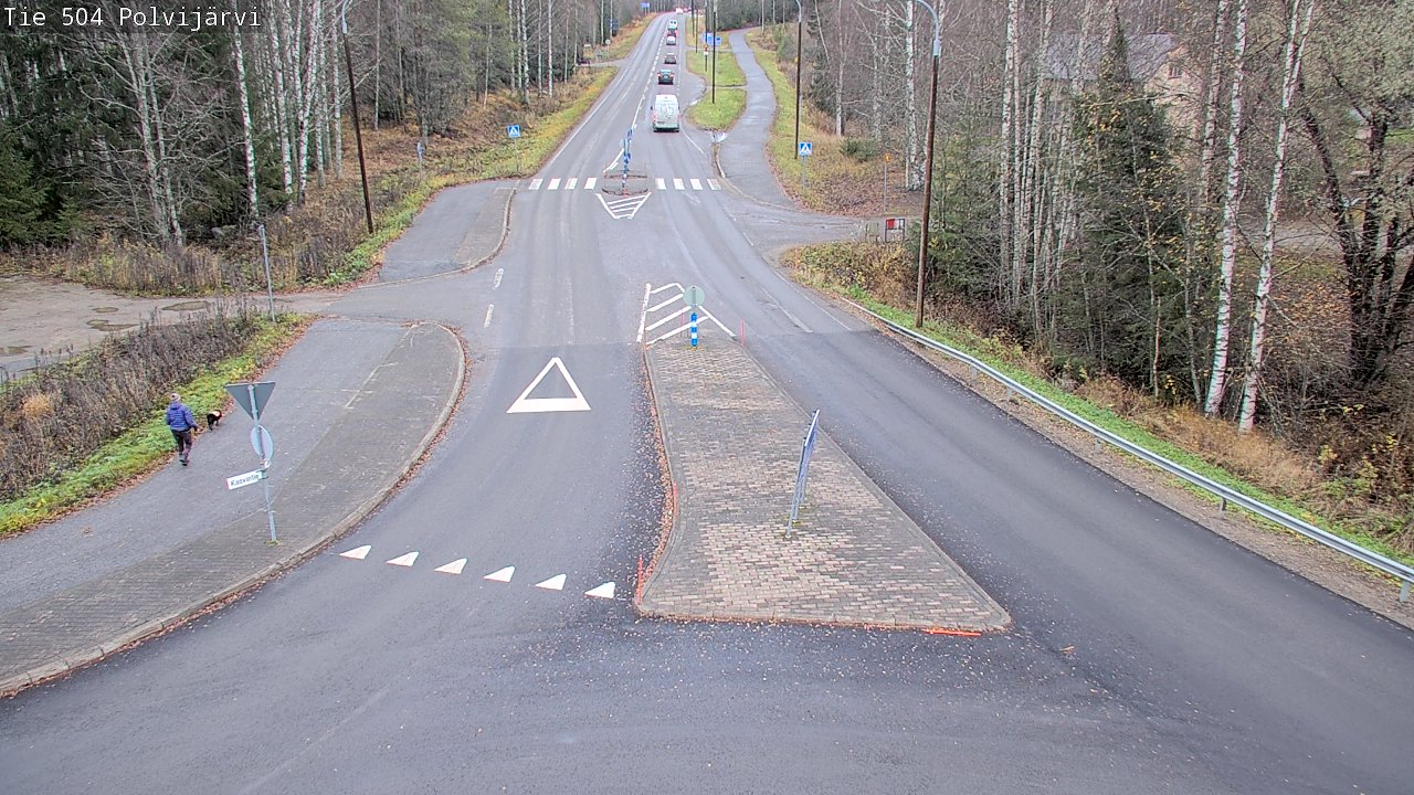 Kelikamerat Kuva Tie 504 Polvijärvi, Polvijärvi, Pohjois-Karjala