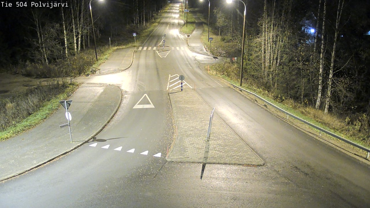 Kelikamerat Kuva Tie 504 Polvijärvi, Polvijärvi, Pohjois-Karjala
