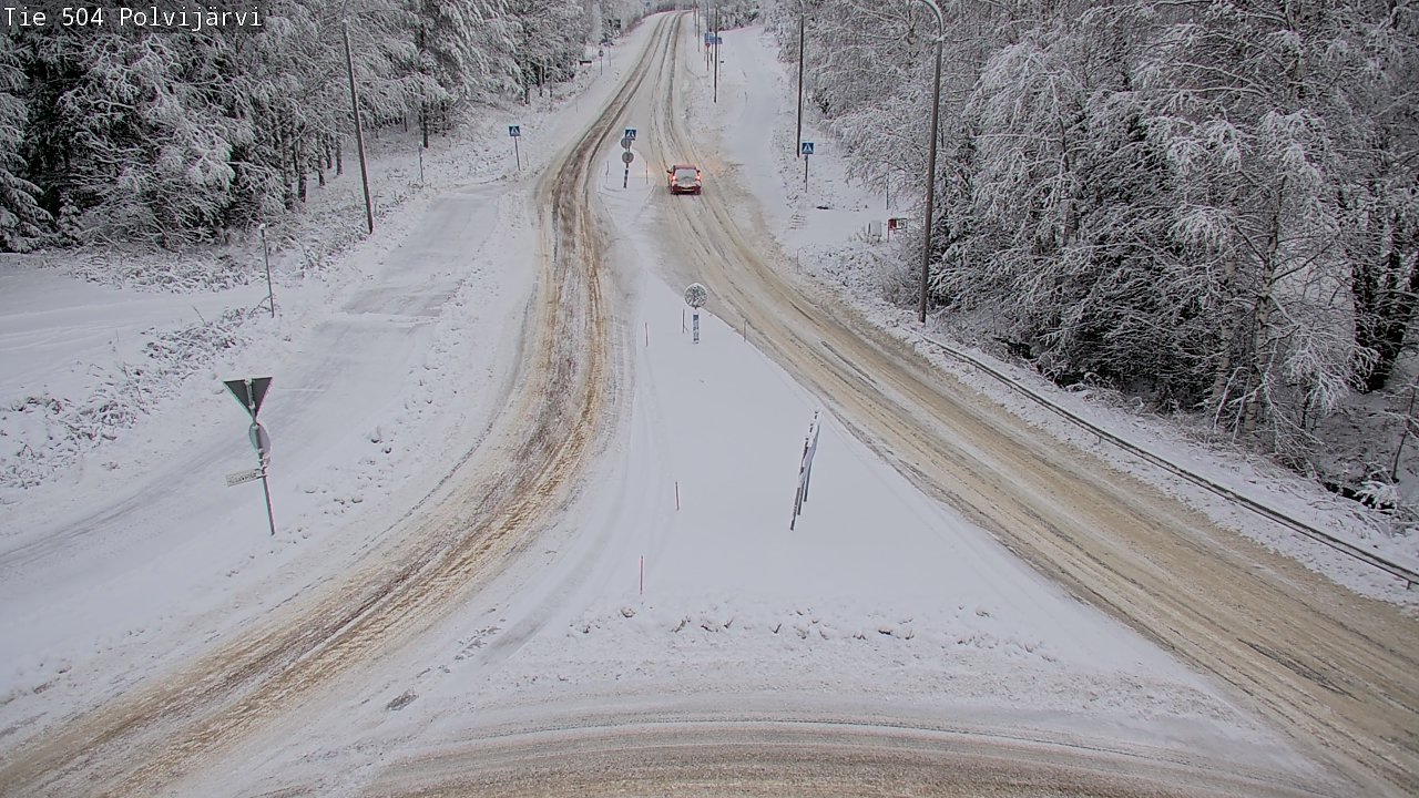 Kelikamerat Kuva Tie 504 Polvijärvi, Polvijärvi, Pohjois-Karjala
