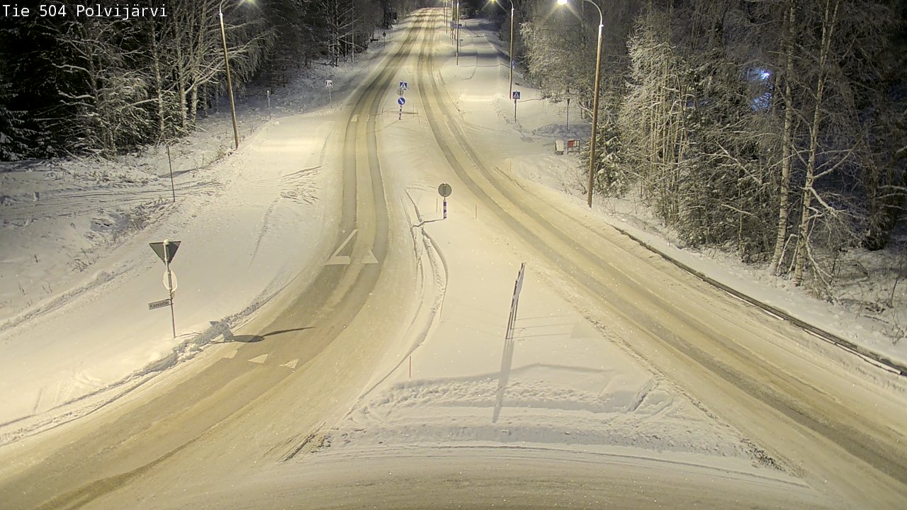 Kelikamerat Kuva Tie 504 Polvijärvi, Polvijärvi, Pohjois-Karjala