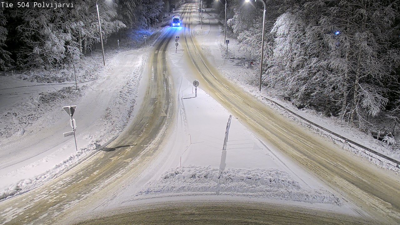 Kelikamerat Kuva Tie 504 Polvijärvi, Polvijärvi, Pohjois-Karjala