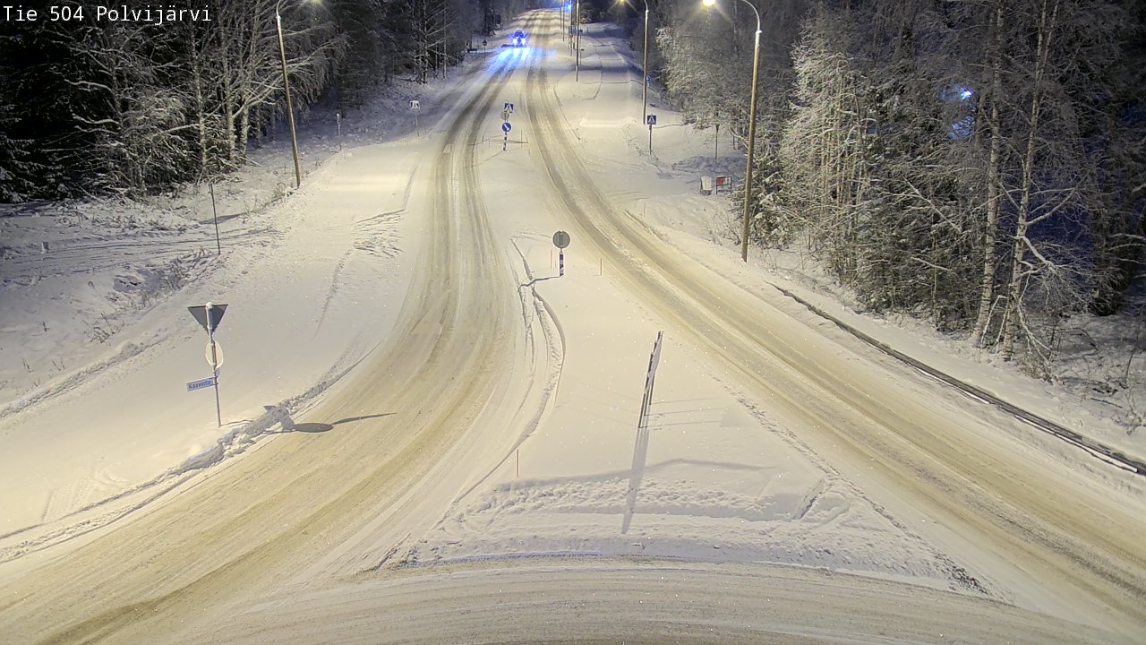 Kelikamerat Kuva Tie 504 Polvijärvi, Polvijärvi, Pohjois-Karjala
