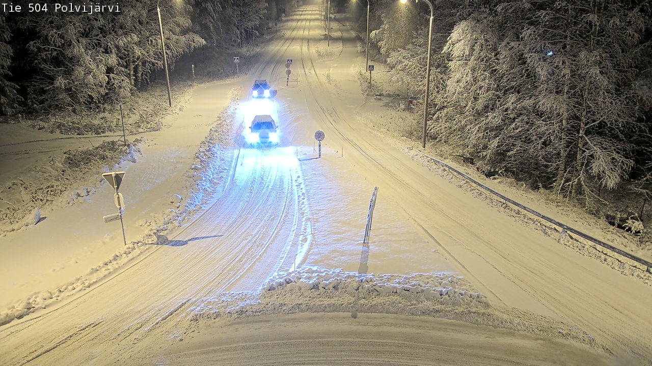 Kelikamerat Kuva Tie 504 Polvijärvi, Polvijärvi, Pohjois-Karjala
