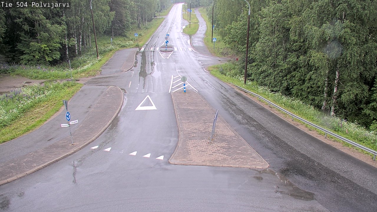 Kelikamerat Kuva Tie 504 Polvijärvi, Polvijärvi, Pohjois-Karjala