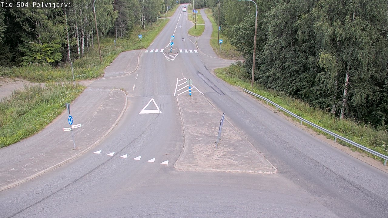 Weather Camera Image Road 504 Polvijärvi, Polvijärvi, Pohjois-Karjala