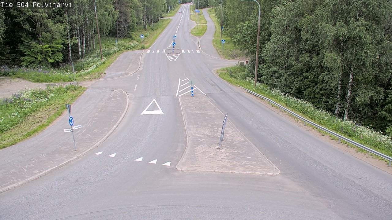 Kelikamerat Kuva Tie 504 Polvijärvi, Polvijärvi, Pohjois-Karjala