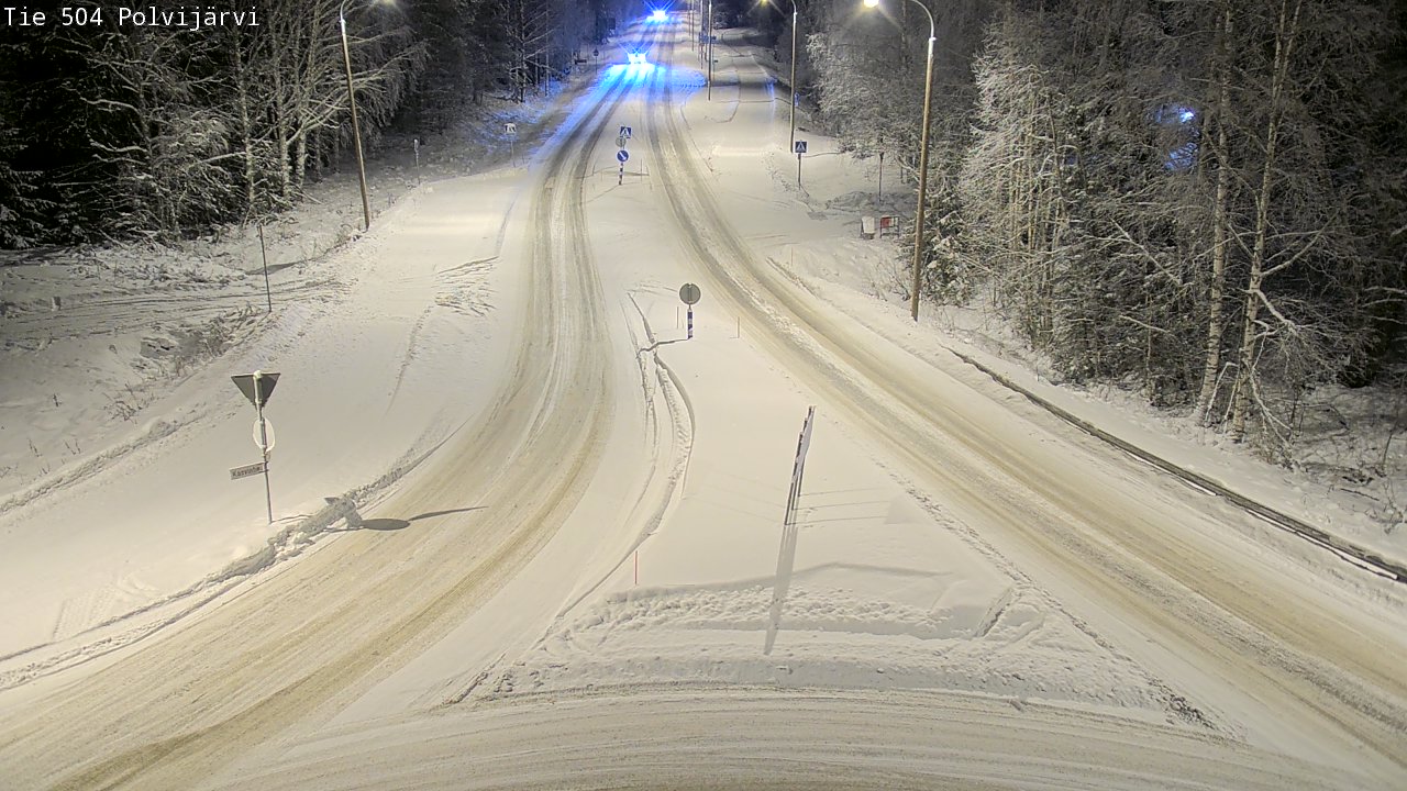 Kelikamerat Kuva Tie 504 Polvijärvi, Polvijärvi, Pohjois-Karjala