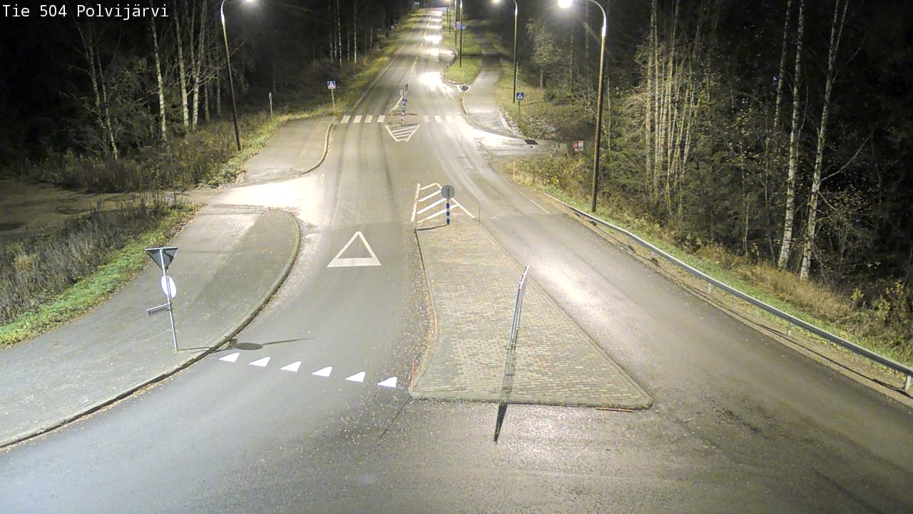 Kelikamerat Kuva Tie 504 Polvijärvi, Polvijärvi, Pohjois-Karjala