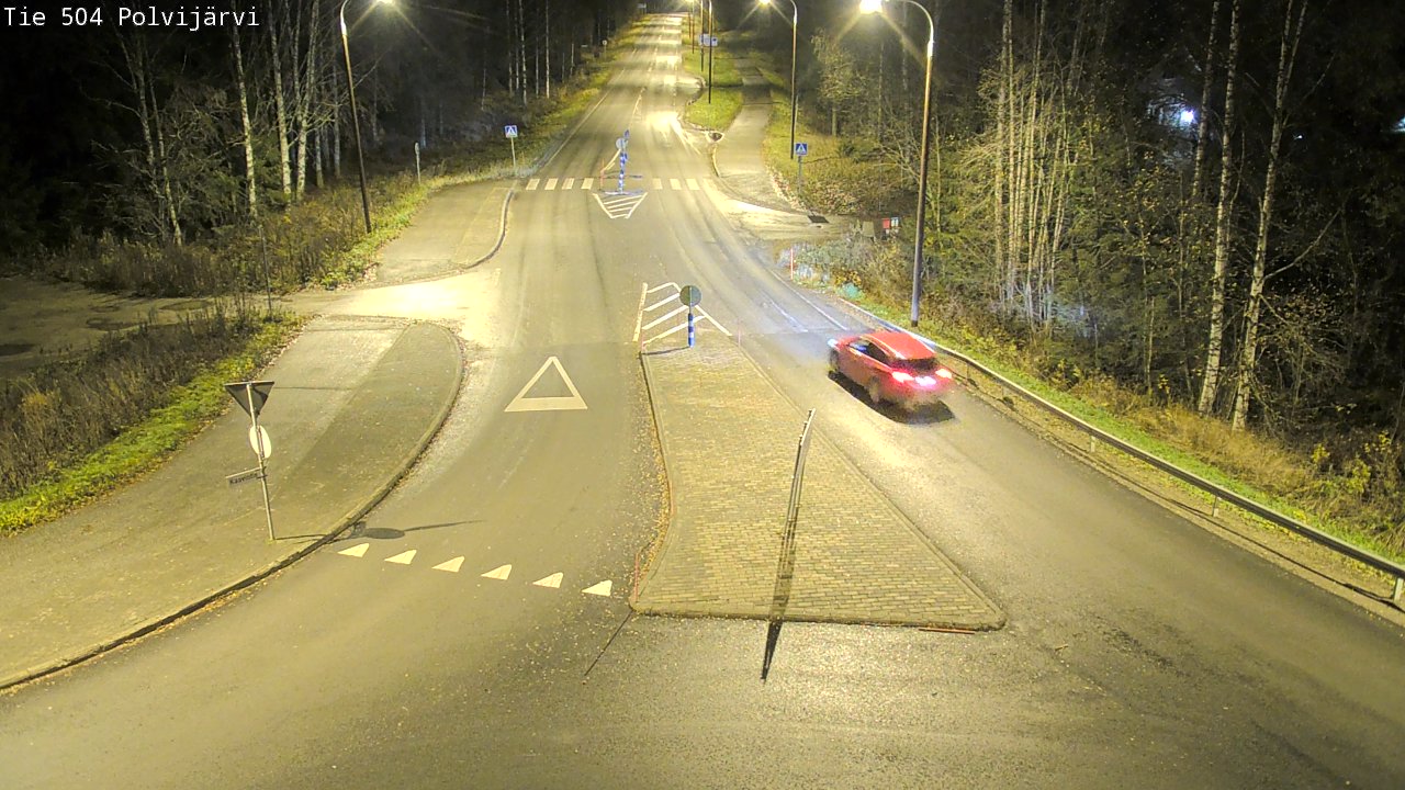 Kelikamerat Kuva Tie 504 Polvijärvi, Polvijärvi, Pohjois-Karjala