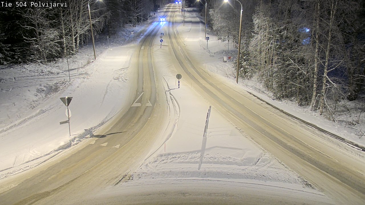 Kelikamerat Kuva Tie 504 Polvijärvi, Polvijärvi, Pohjois-Karjala