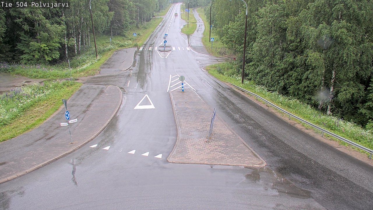 Kelikamerat Kuva Tie 504 Polvijärvi, Polvijärvi, Pohjois-Karjala