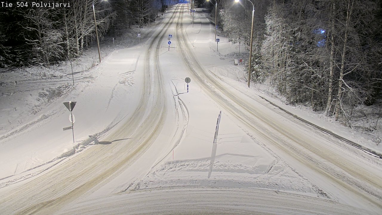 Kelikamerat Kuva Tie 504 Polvijärvi, Polvijärvi, Pohjois-Karjala