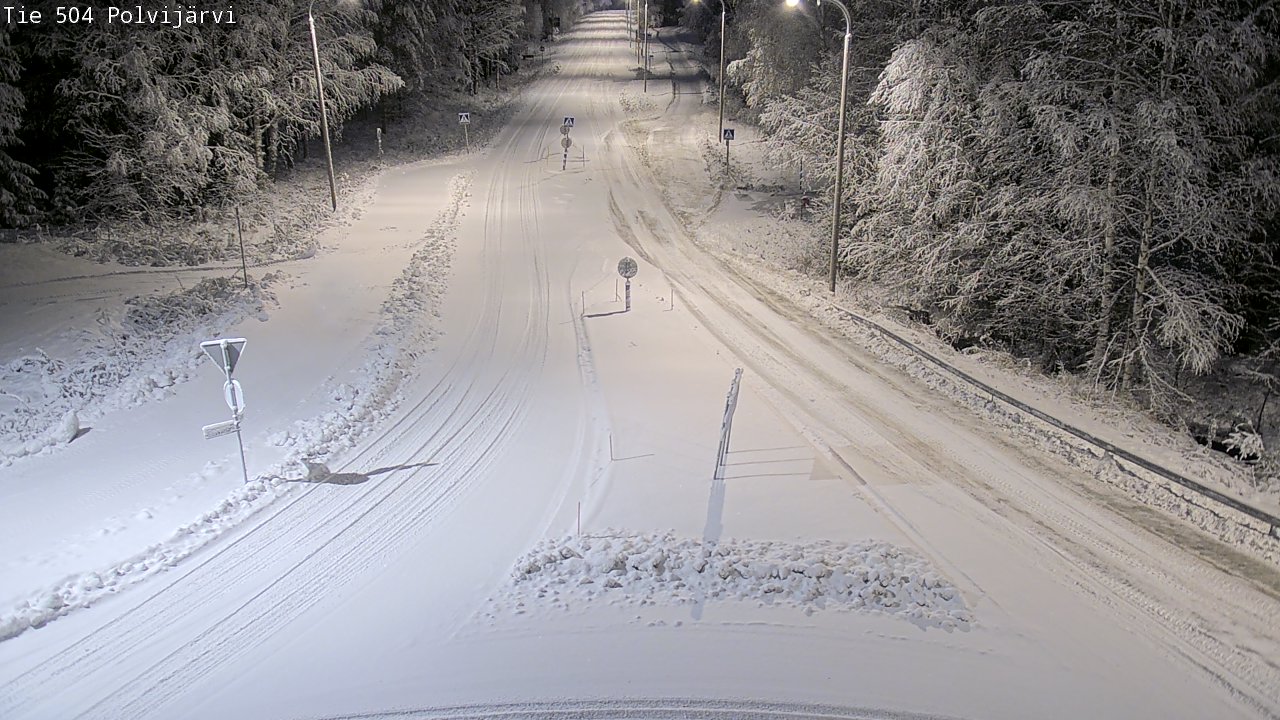 Kelikamerat Kuva Tie 504 Polvijärvi, Polvijärvi, Pohjois-Karjala
