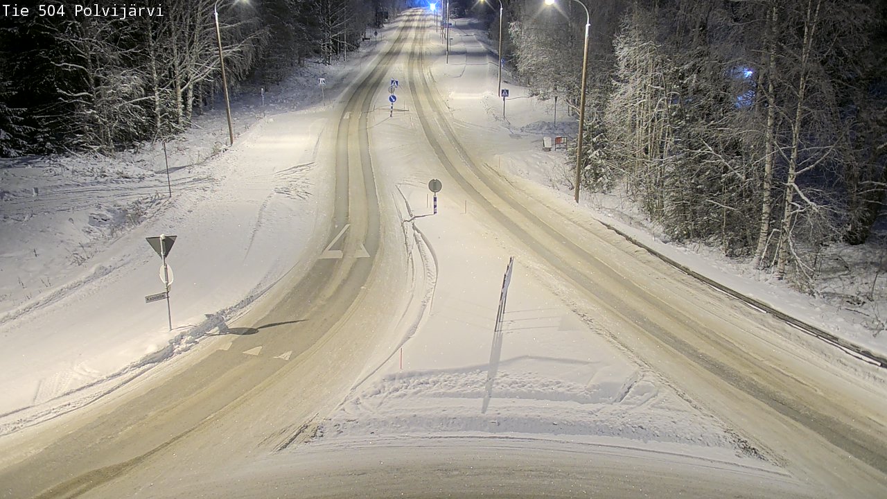 Kelikamerat Kuva Tie 504 Polvijärvi, Polvijärvi, Pohjois-Karjala