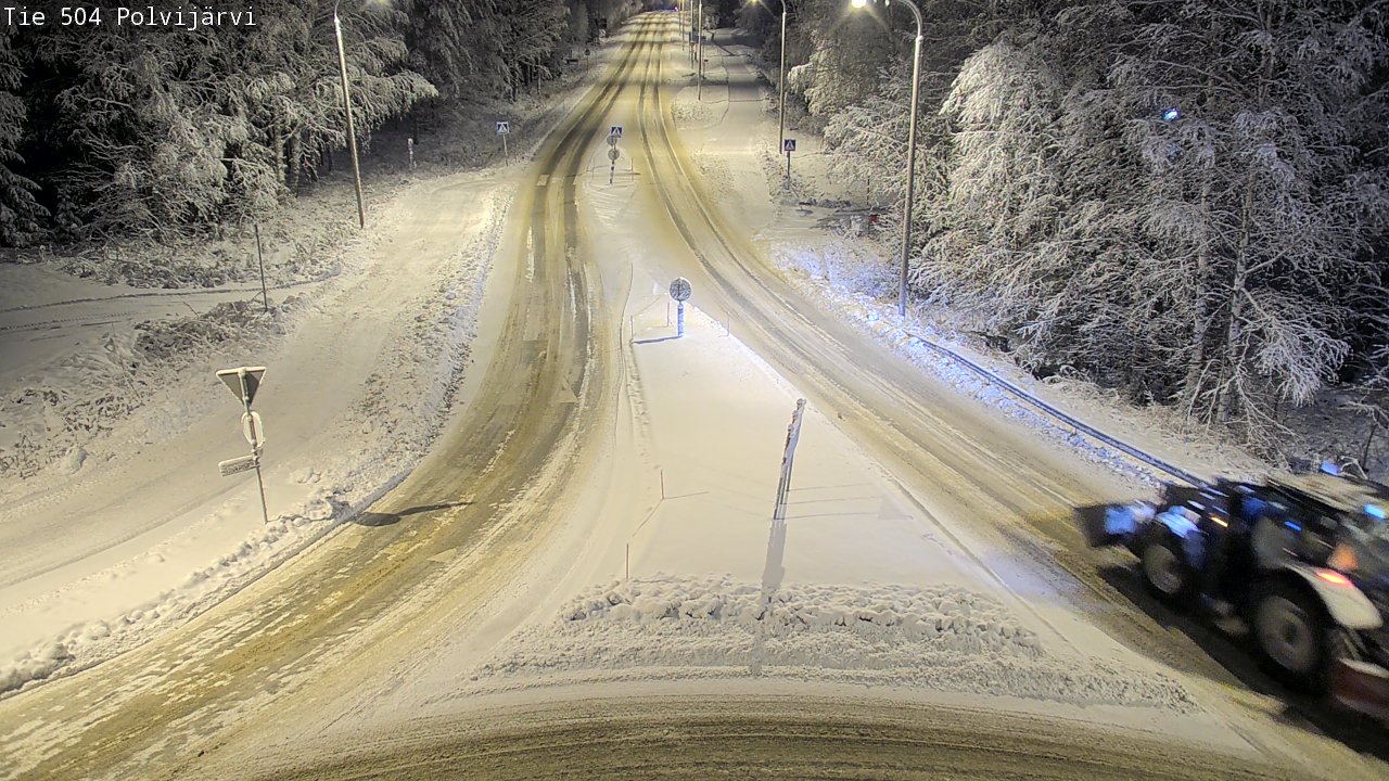 Kelikamerat Kuva Tie 504 Polvijärvi, Polvijärvi, Pohjois-Karjala