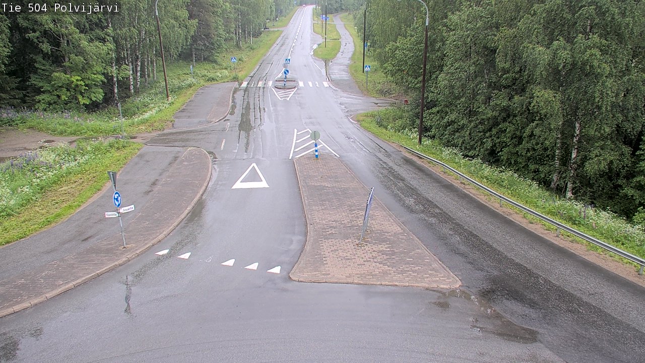 Kelikamerat Kuva Tie 504 Polvijärvi, Polvijärvi, Pohjois-Karjala