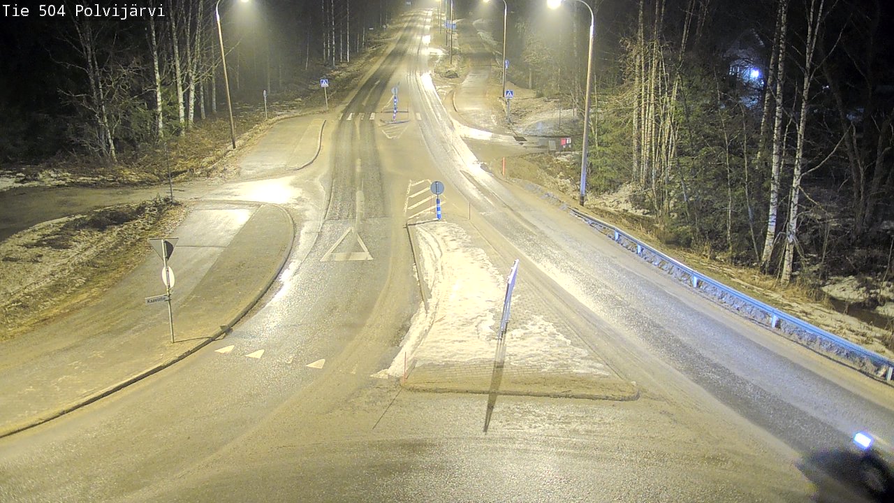 Weather Camera Image Road 504 Polvijärvi, Polvijärvi, Pohjois-Karjala
