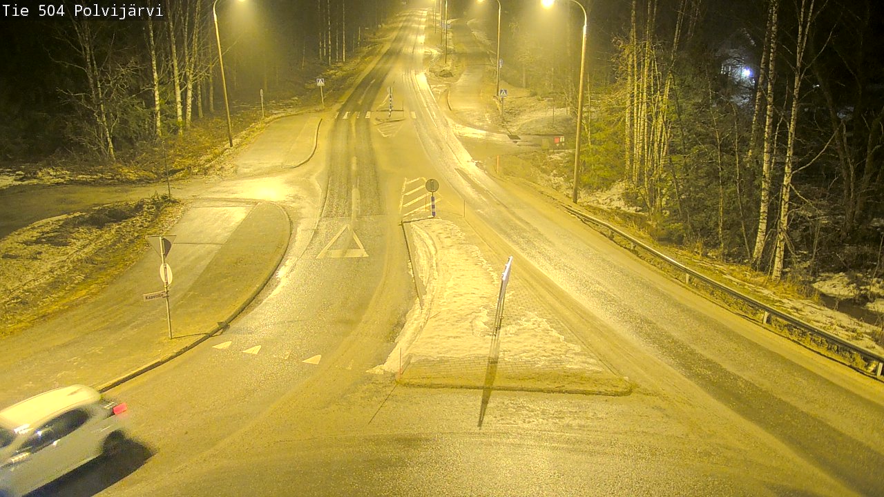 Weather Camera Image Road 504 Polvijärvi, Polvijärvi, Pohjois-Karjala