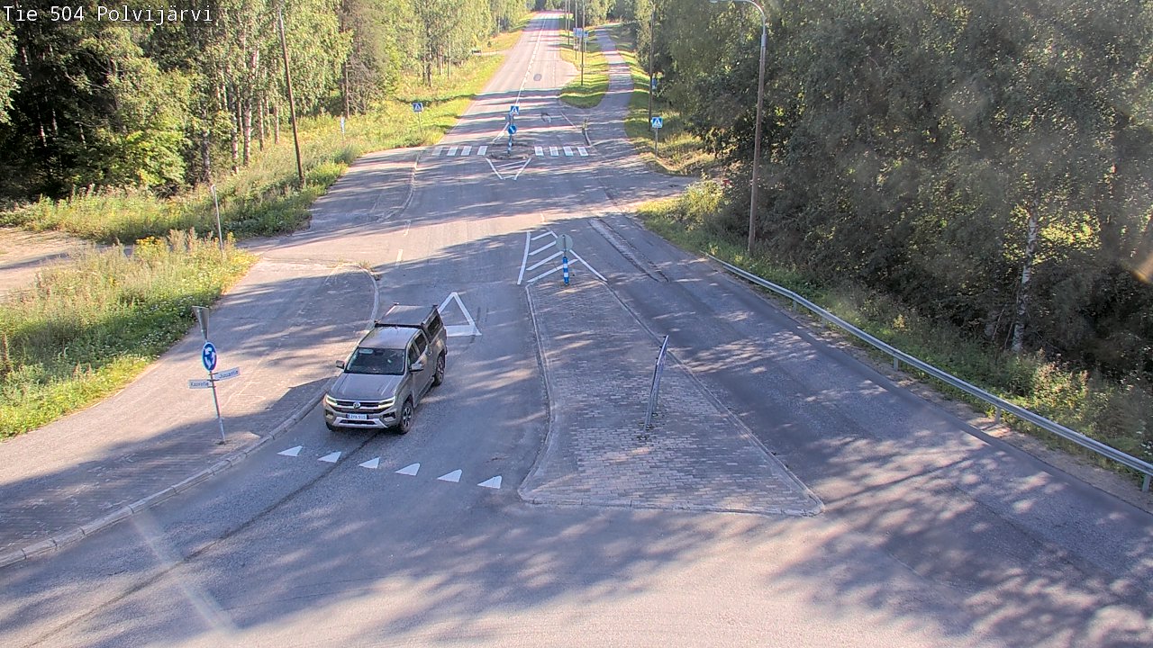 Weather Camera Image Road 504 Polvijärvi, Polvijärvi, Pohjois-Karjala