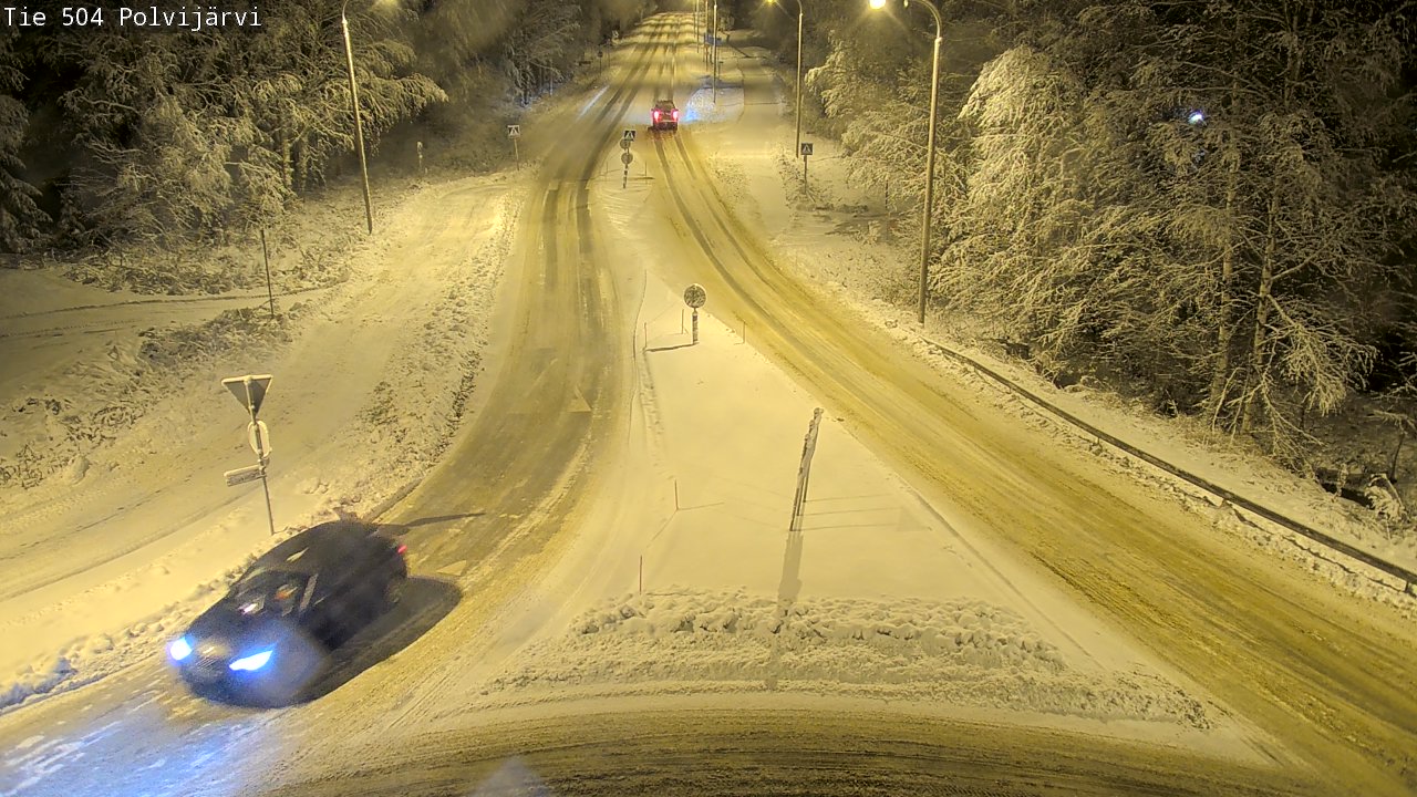 Kelikamerat Kuva Tie 504 Polvijärvi, Polvijärvi, Pohjois-Karjala