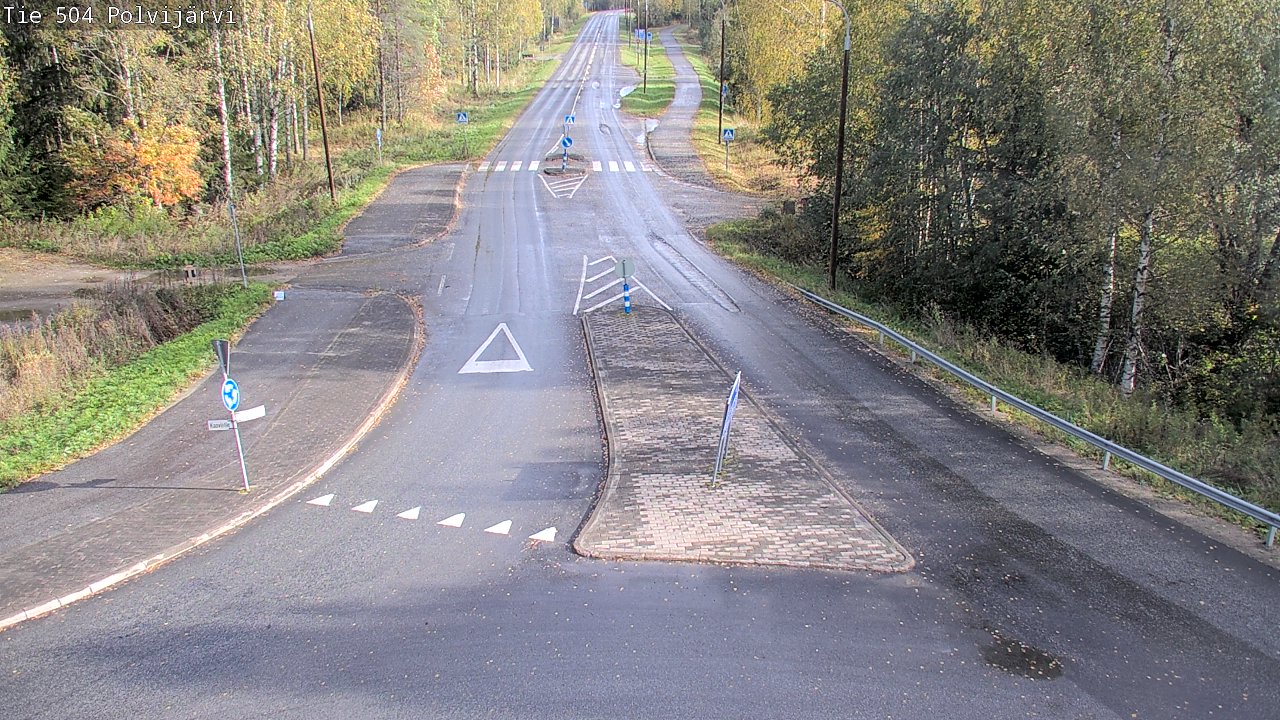 Weather Camera Image Road 504 Polvijärvi, Polvijärvi, Pohjois-Karjala