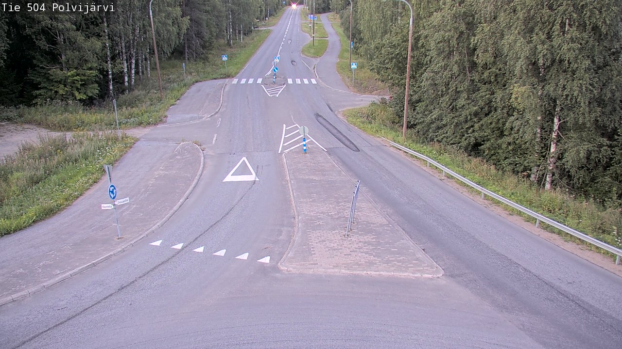 Weather Camera Image Road 504 Polvijärvi, Polvijärvi, Pohjois-Karjala