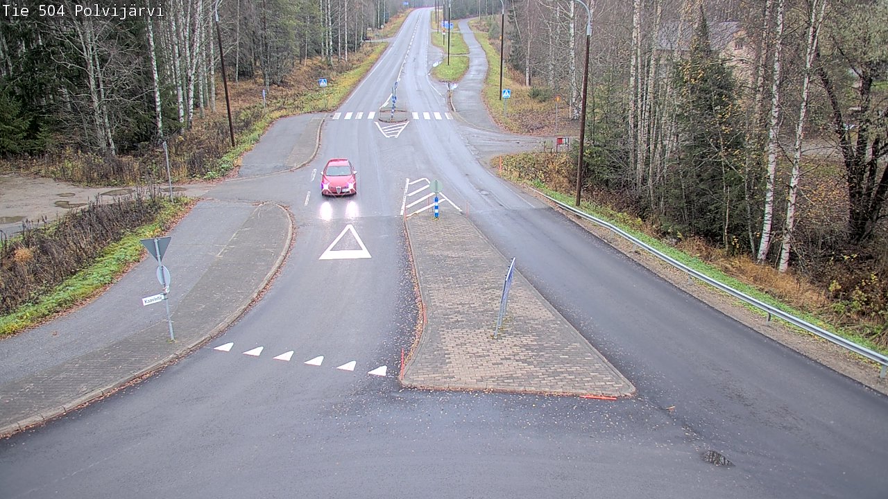 Kelikamerat Kuva Tie 504 Polvijärvi, Polvijärvi, Pohjois-Karjala
