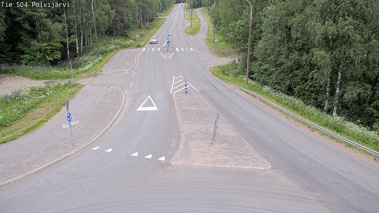 Kelikamerat Kuva Tie 504 Polvijärvi, Polvijärvi, Pohjois-Karjala