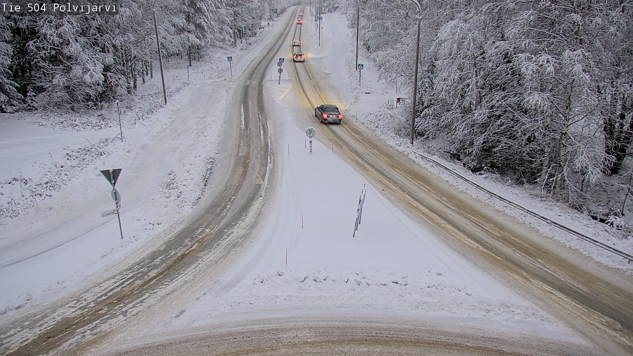 Kelikamerat Kuva Tie 504 Polvijärvi, Polvijärvi, Pohjois-Karjala
